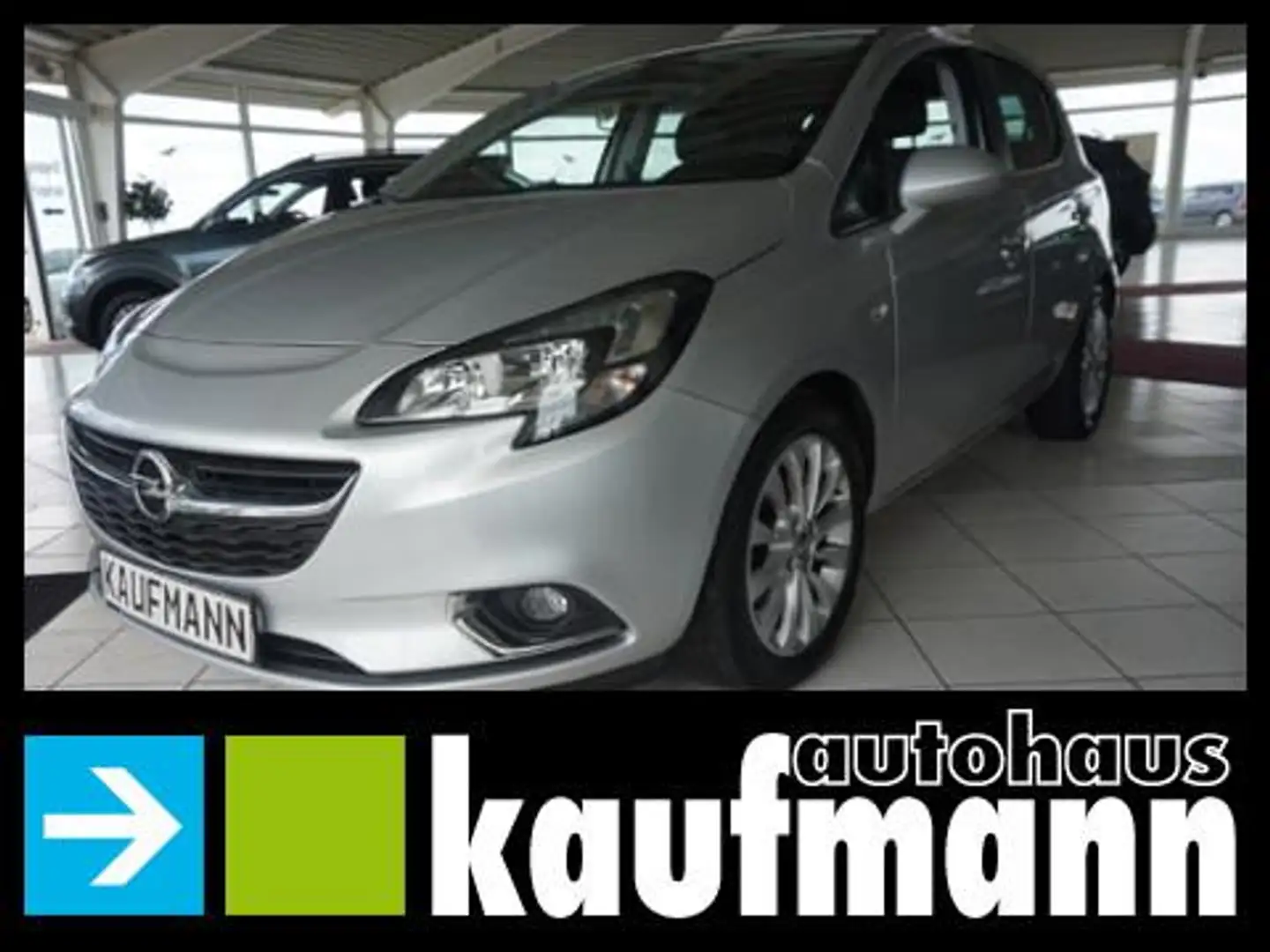 Opel Corsa-e CORSA E 1.4 TURBO APP TEMPOMAT KLIMAAUTOMATIK 15" Silber - 1