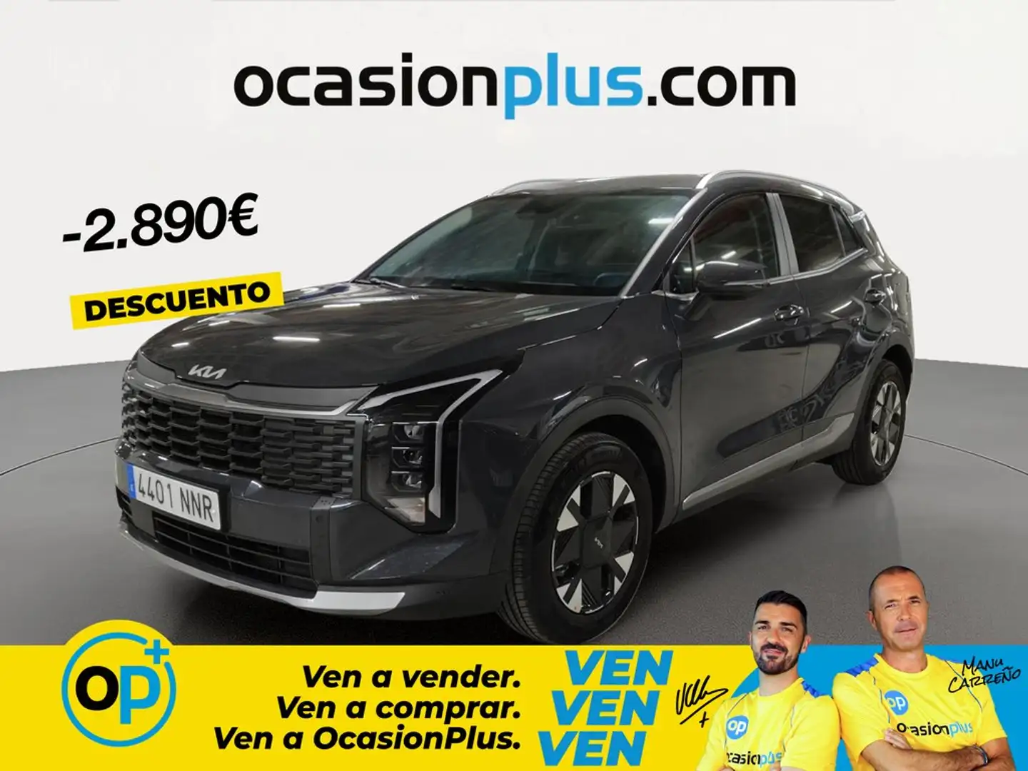 Kia Sportage 1.6 T-GDi HEV Drive 239 Gris - 1