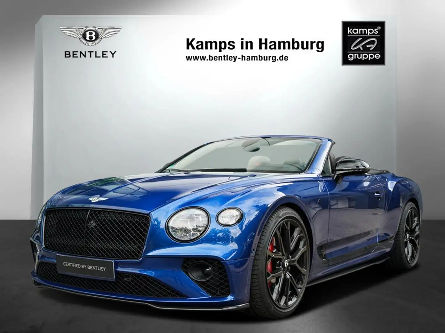 Bentley Continental GTC S V8 Blau - 1