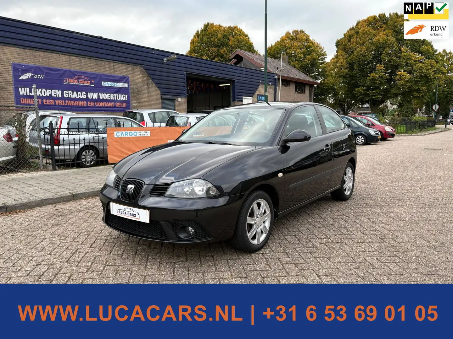 SEAT Ibiza 1.4-16V Sensation Zwart - 1
