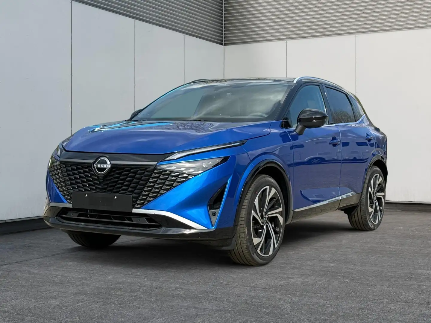 Nissan Qashqai Tekna+ PANO+LEDER+360°KAMERA+PDC+EL.HECKKL. 1.3... Blau - 1