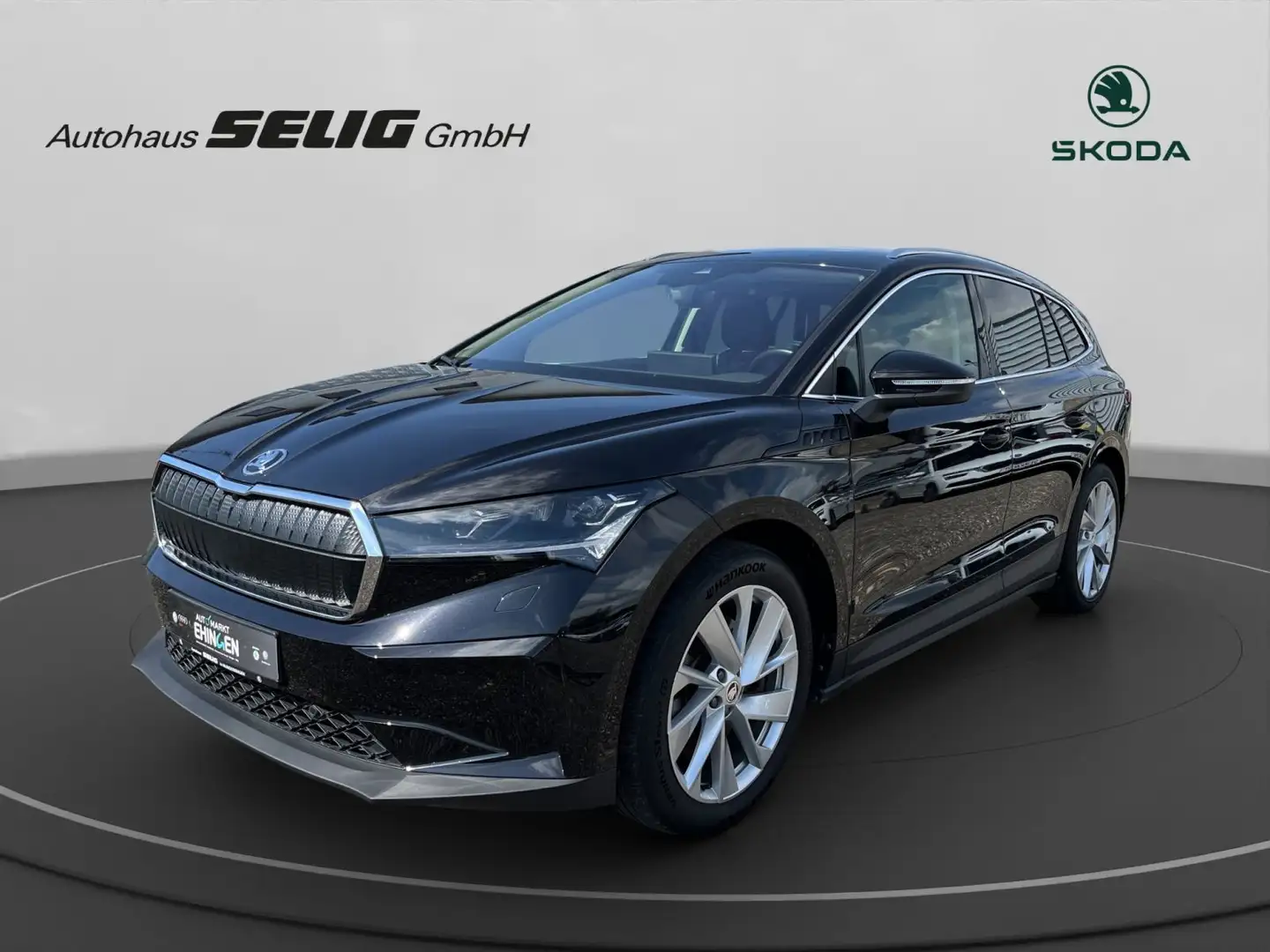 Skoda Enyaq 80 Suite, Leder,AHK,pACC,Rü-Kam,Navigation Schwarz - 1