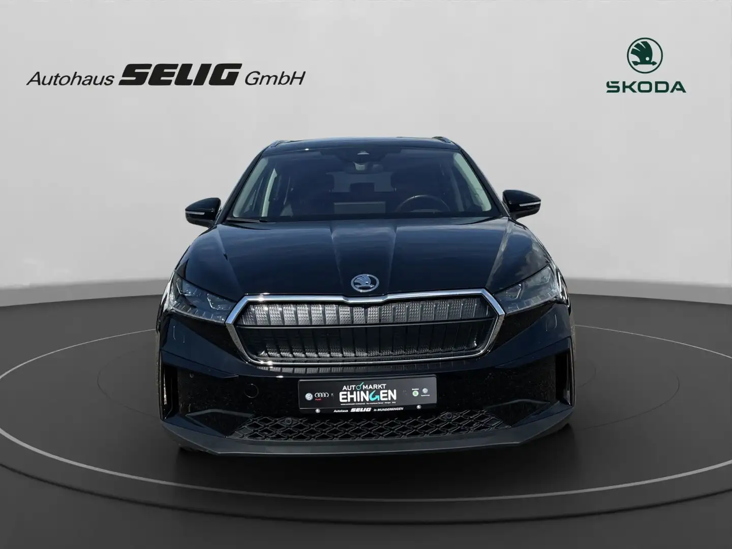 Skoda Enyaq 80 Suite, Leder,AHK,pACC,Rü-Kam,Navigation Schwarz - 2