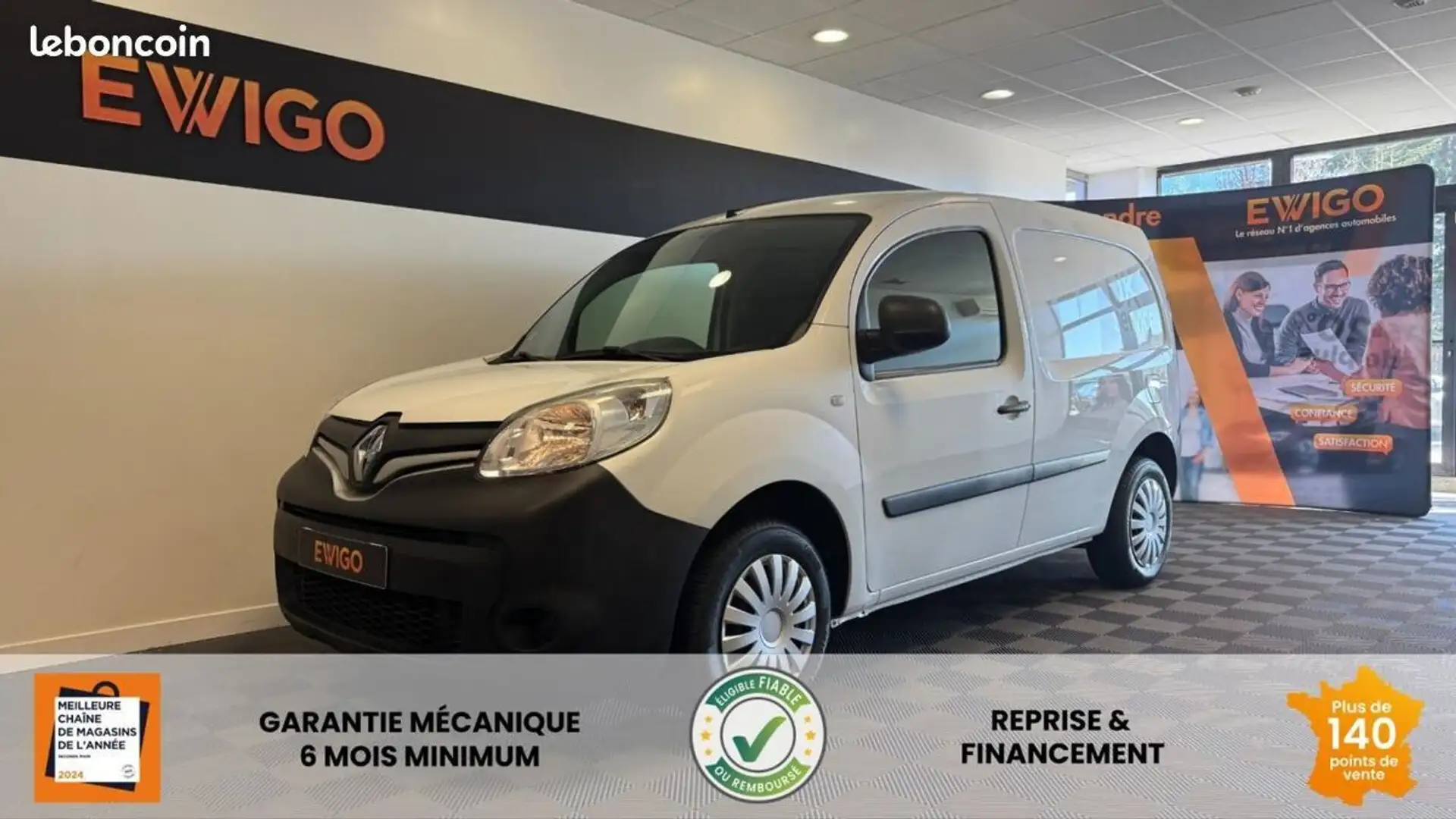 Renault Kangoo FOURGON 1.5 DCI 75ch CONFORT %2B KIT DISTRIBUTION  Blanc - 1