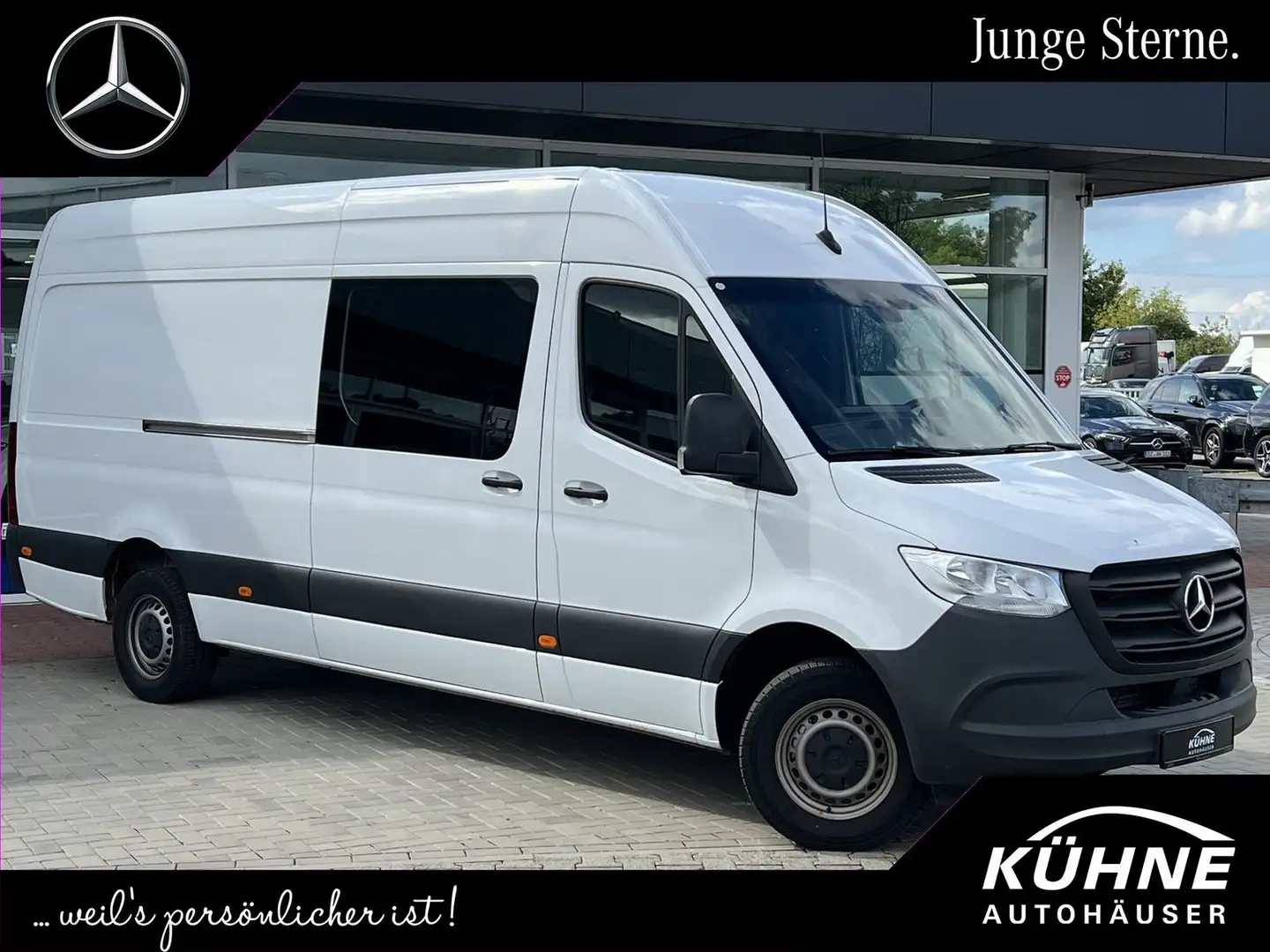Mercedes-Benz Sprinter 317 L3H2 Kasten*Navi*AHK*RFK*3,5t Weiß - 1