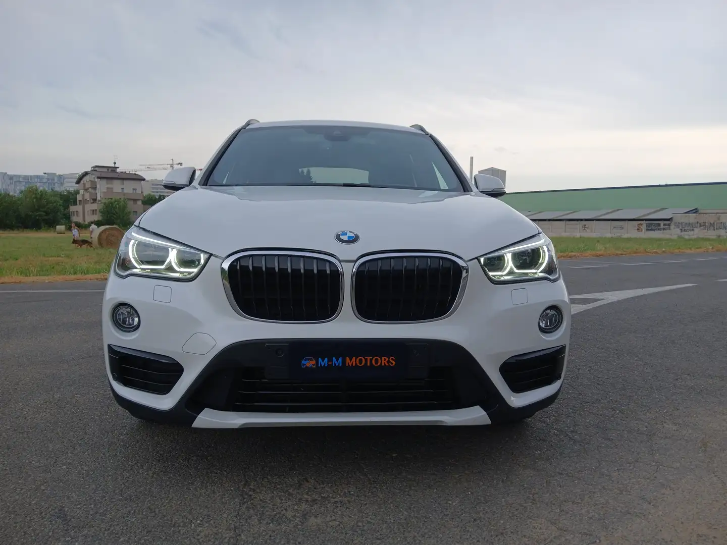 BMW X1 X1 xdrive20d Sport aut. Bianco - 2