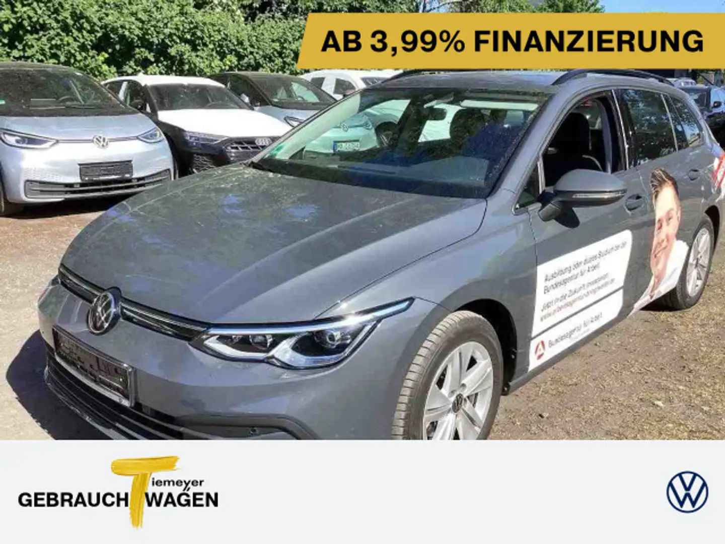 Volkswagen Golf Variant 1.5 eTSI DSG LIFE NAVI LED+ SITZH V Grau - 1