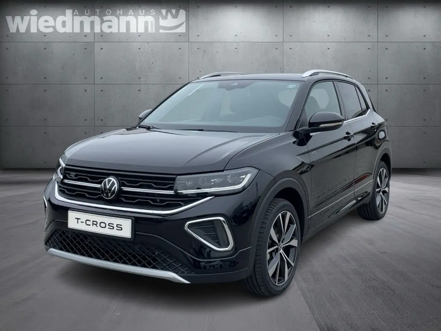 Volkswagen T-Cross R-Line 1.5 TSI DSG AHK+ACC+Navi+RearView Schwarz - 2