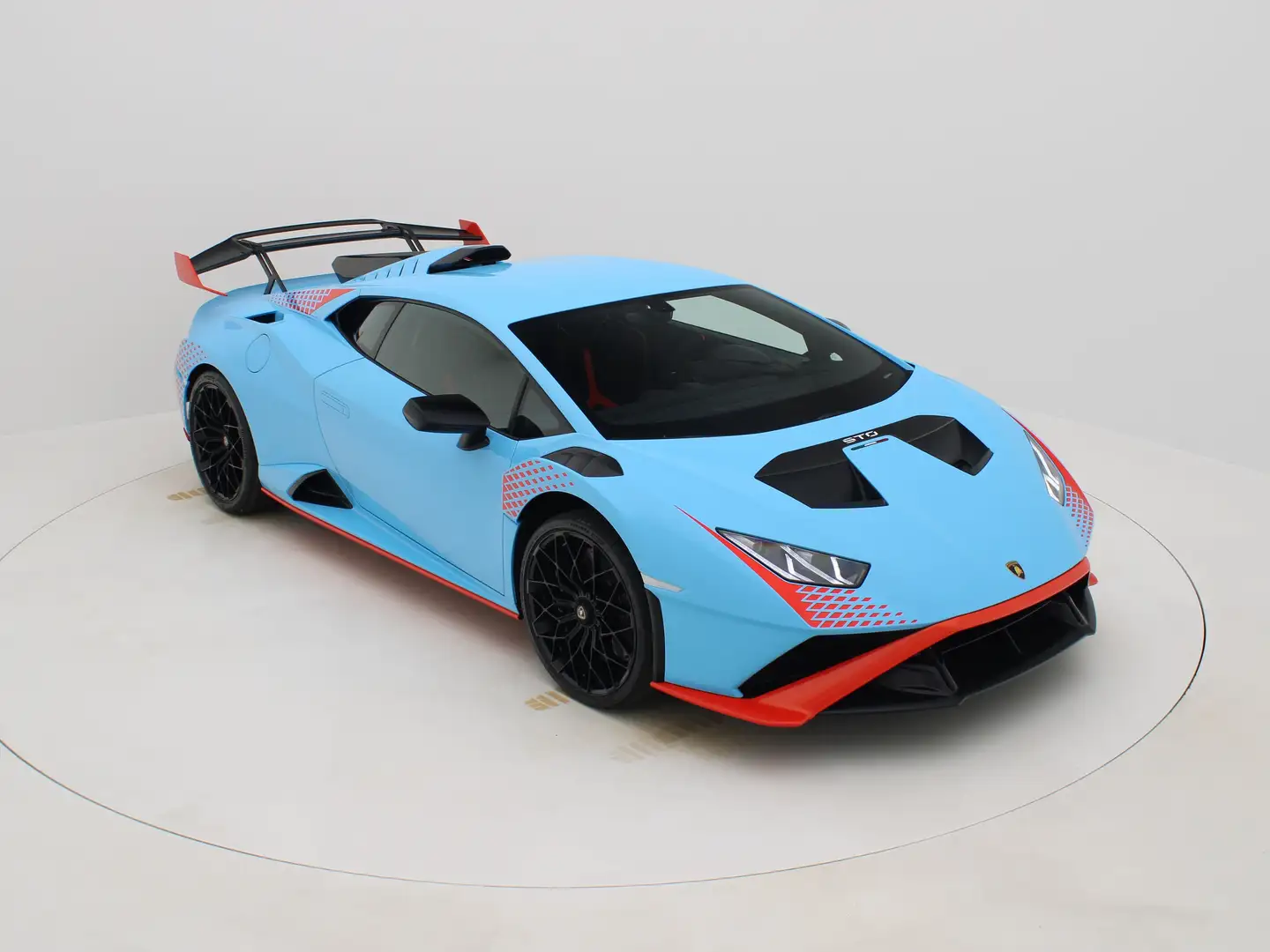 Lamborghini Huracán Huracan STO LP640-2 Bleu - 1