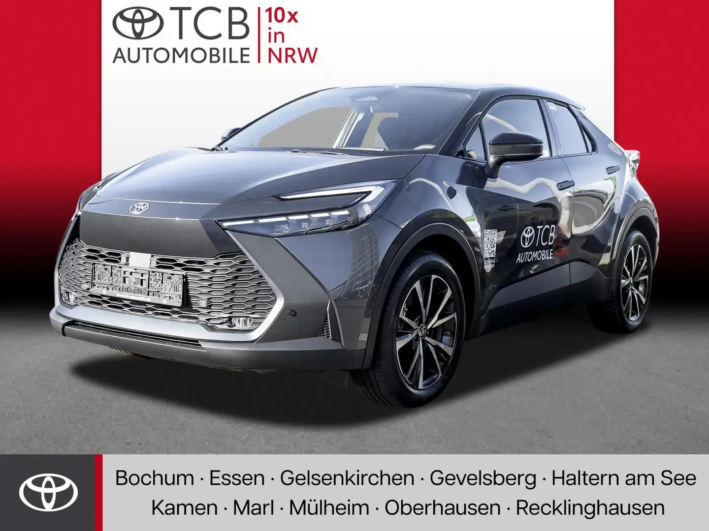 Toyota C-HR 2.0 Plug-in Hybrid Teamplayer NAVI SHZ PDC Gris - 1