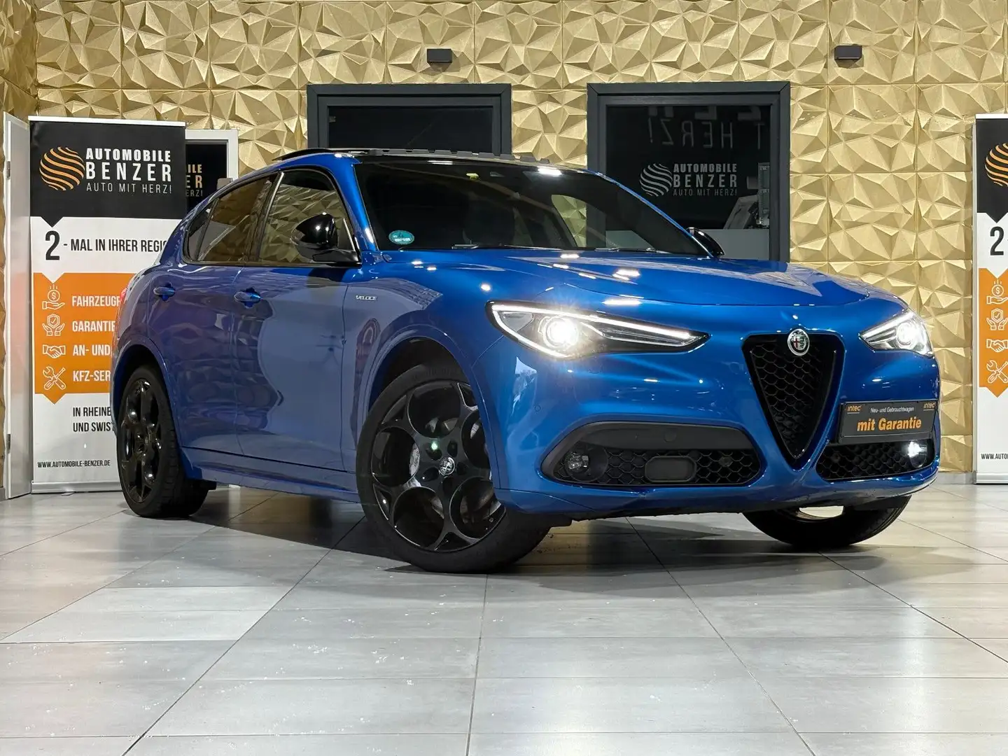 Alfa Romeo Stelvio Veloce Q4/PANO/MEMORY/SOUND/MEMORY/ACC Bleu - 2