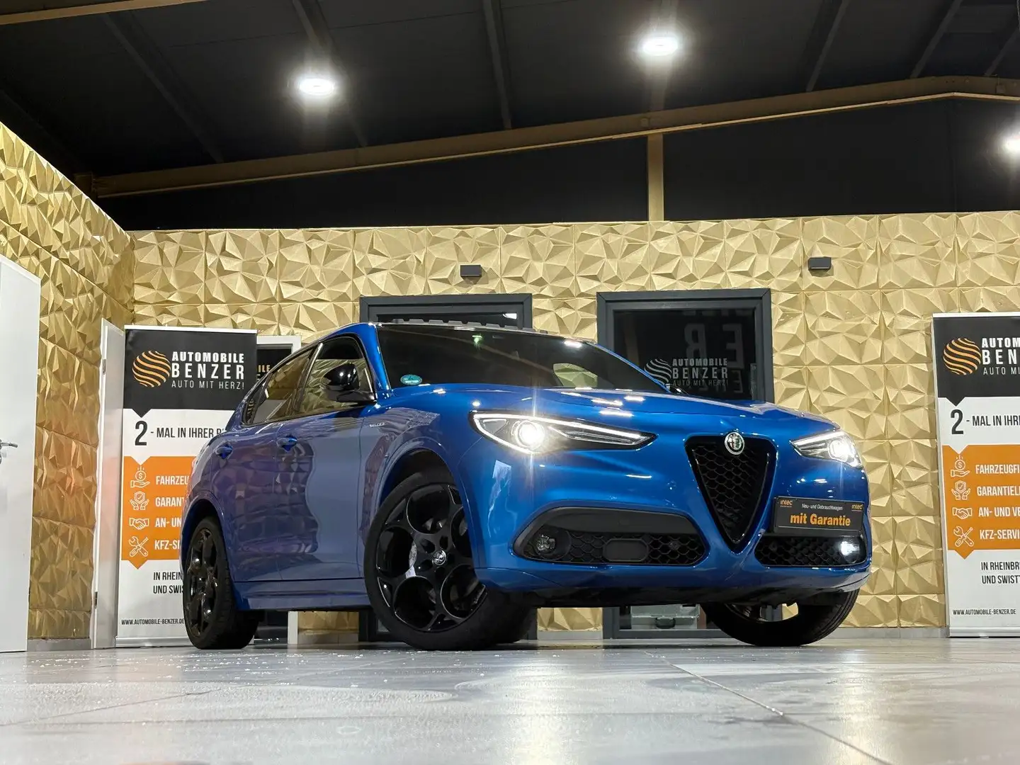 Alfa Romeo Stelvio Veloce Q4/PANO/MEMORY/SOUND/MEMORY/ACC Bleu - 1