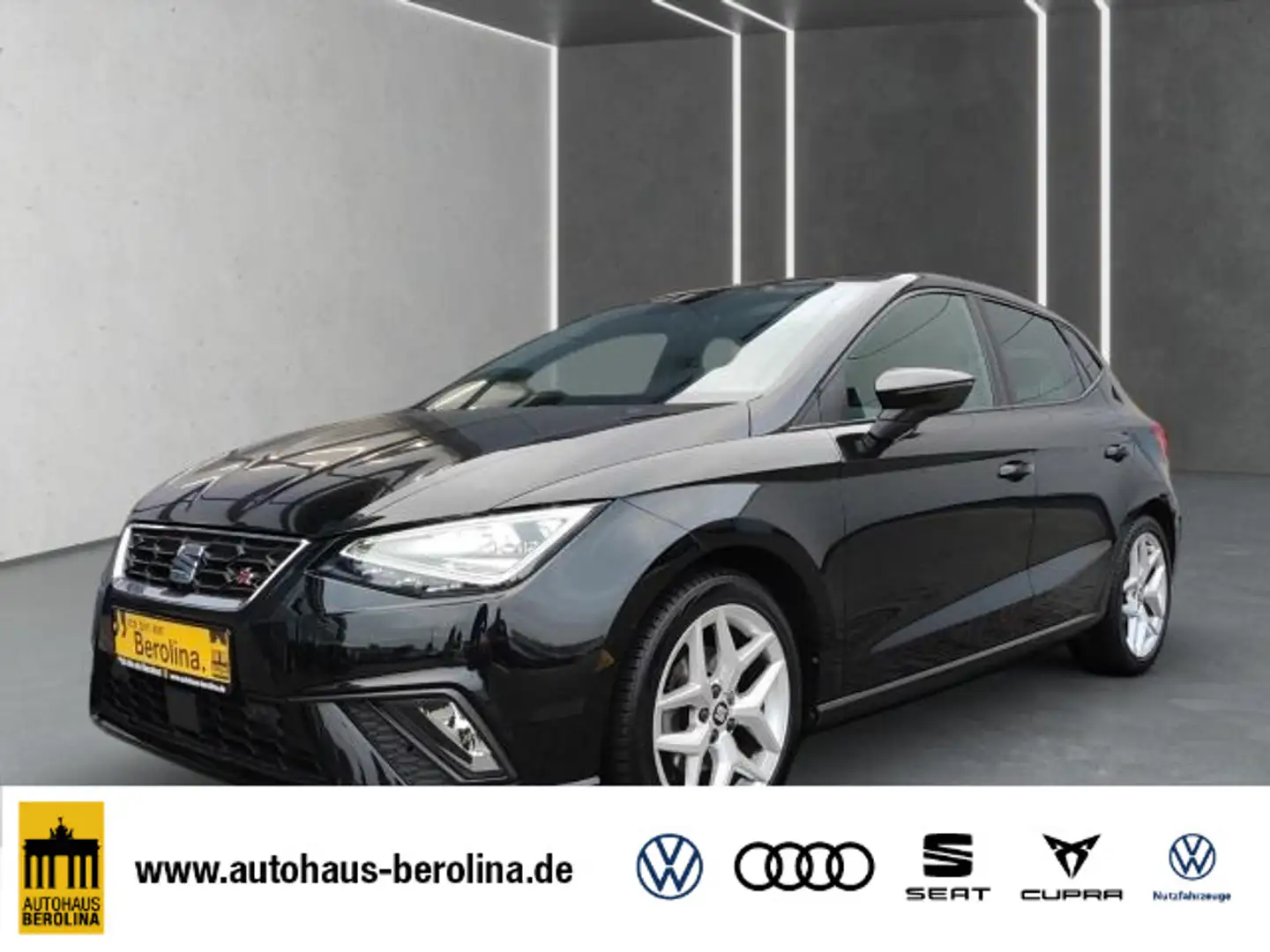 SEAT Ibiza 1.0 TSI FR BEATS DSG *ACC*LED*NAV*Vision+* Schwarz - 1