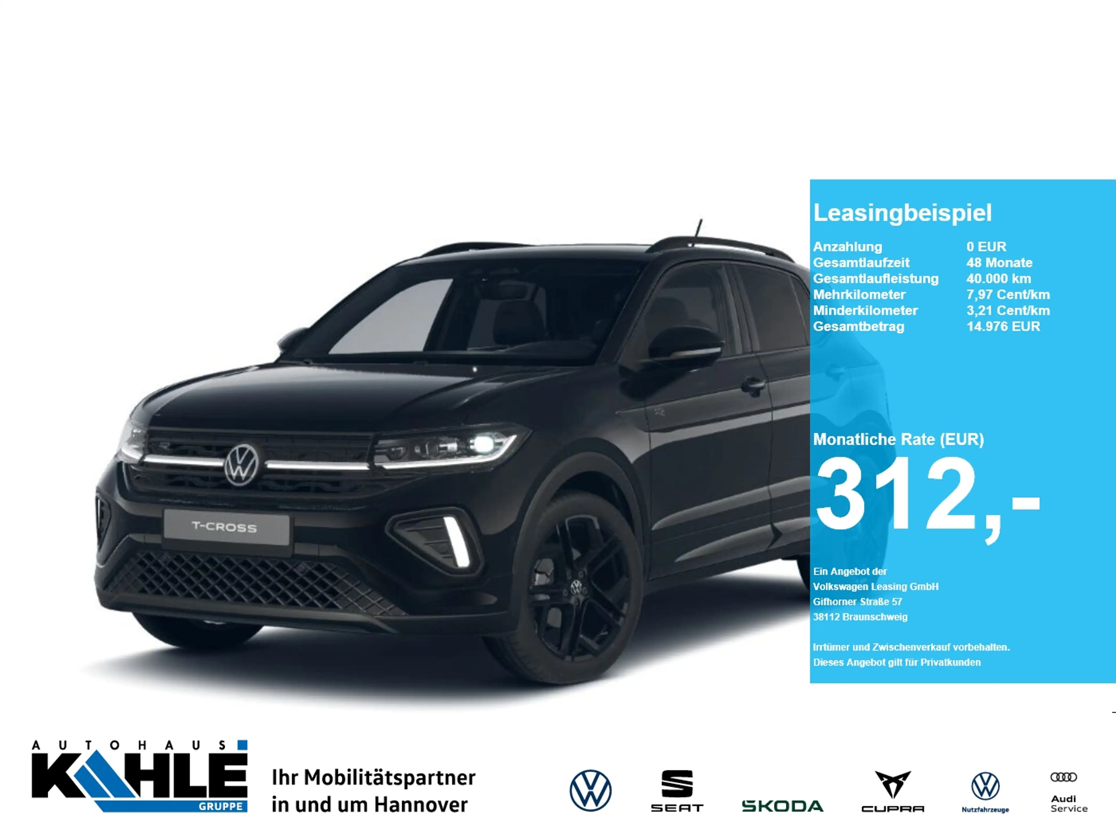 Volkswagen T-Cross 1.5 TSI DSG ACT R-Line BlackStyle DiscPro VW Sound
