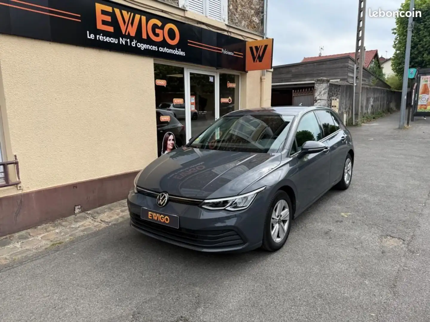 Volkswagen Golf 2.0 TDI 150Ch LIFE 1ST DSG7 Gris - 1