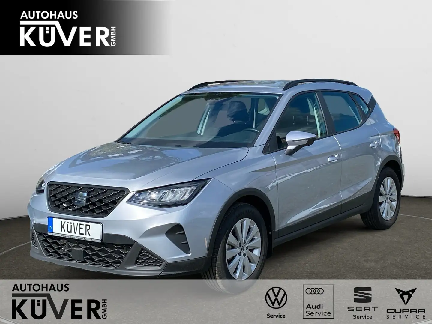 SEAT Arona Style 1.0 TSI DSG GRA+Shzg.+PDC+CarPlay Silber - 1