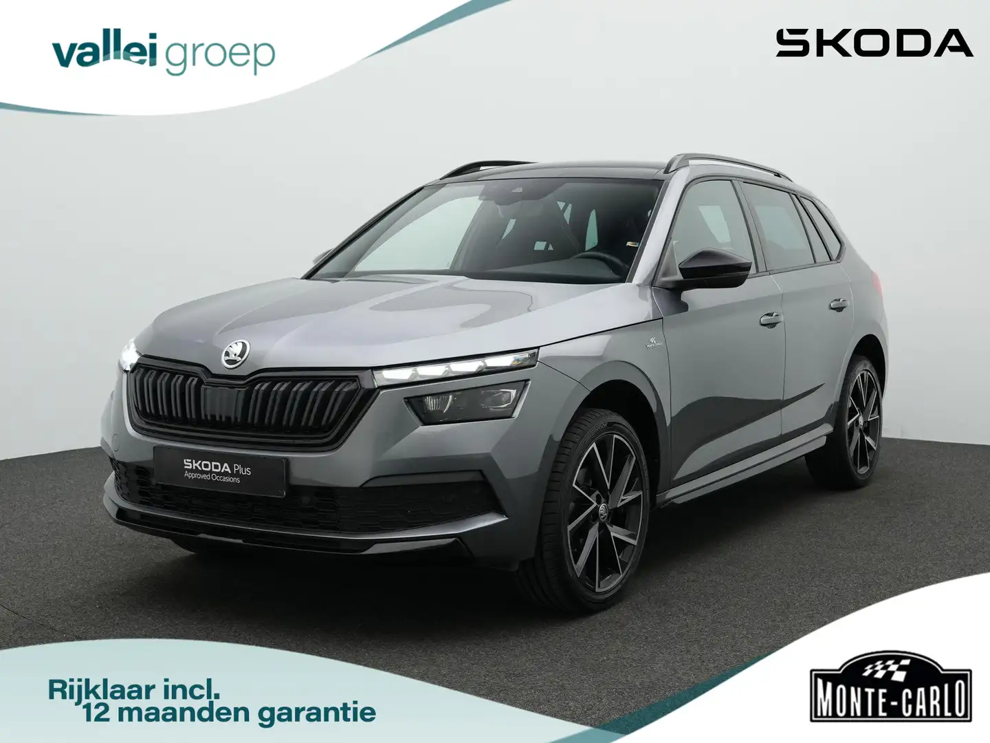 Skoda Kamiq 1.0 TSI 110 pk Monte Carlo | Panoramadak | Full LE Gris - 1