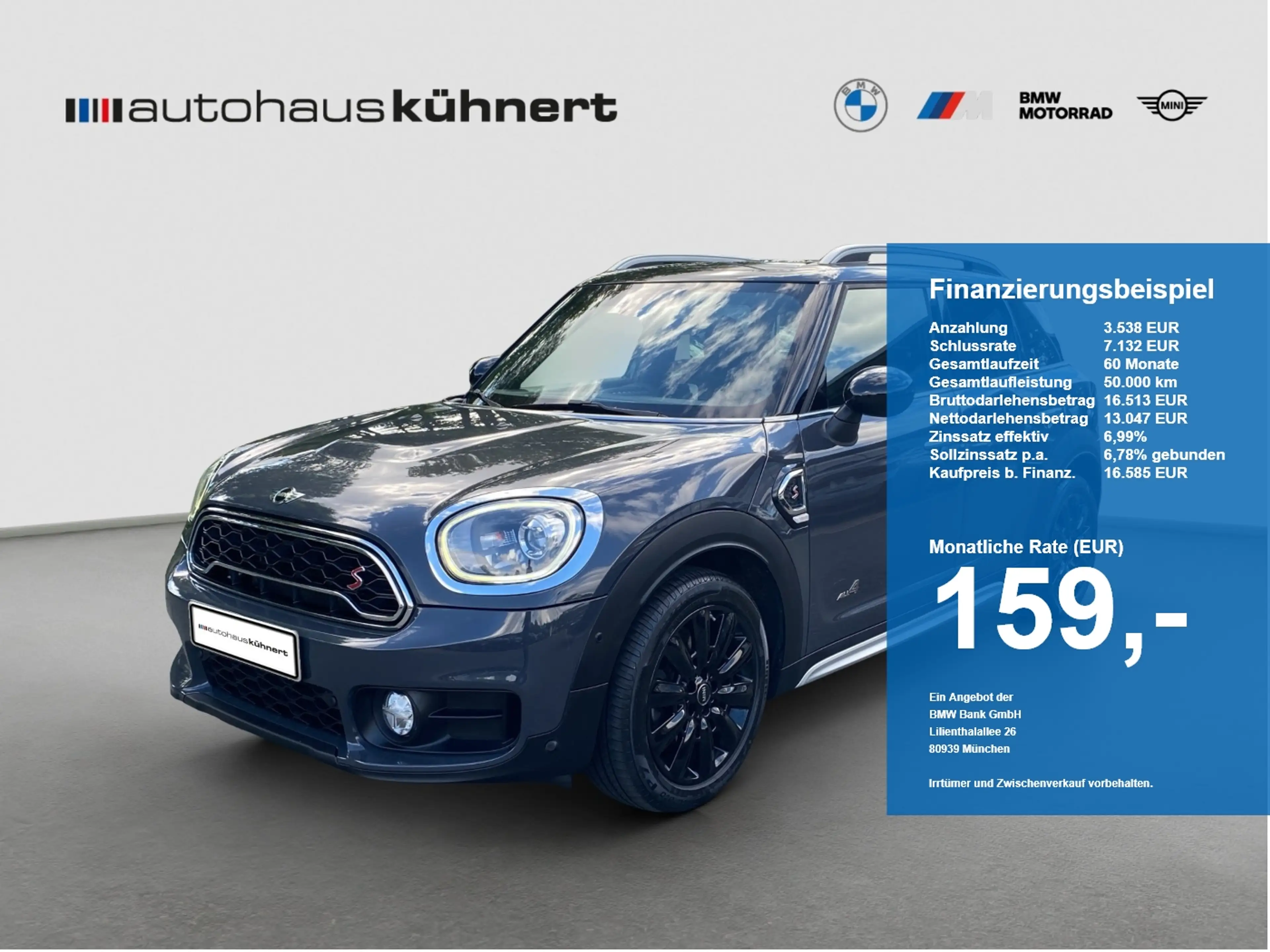 MINI Cooper SD Countryman Cooper Countryman SD ALL4 ACC LED PanoSD AHK HUD