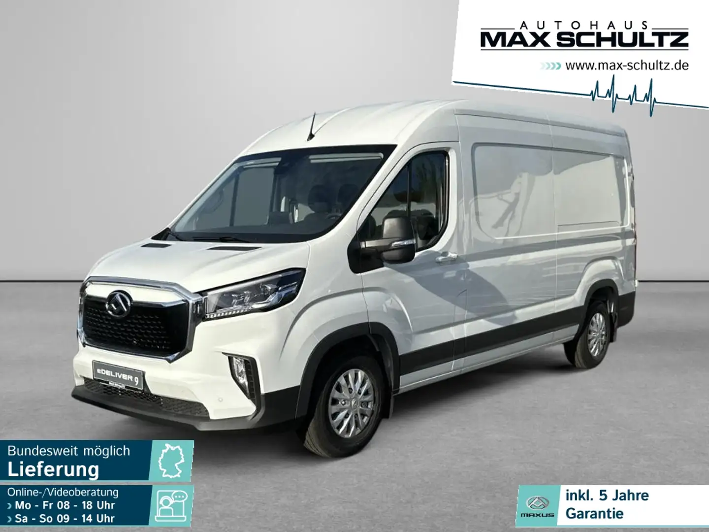 Maxus eDeliver 9 Panel Van L3H2 MJ22 72kWh *SpurW*PDC Wit - 1