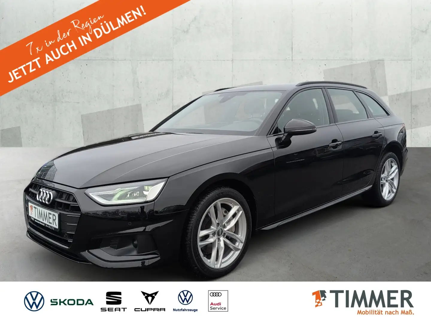 Audi A4 Avant 40 TDI S tronic ADVANCED +AHK +LED +ACC +NA Schwarz - 1