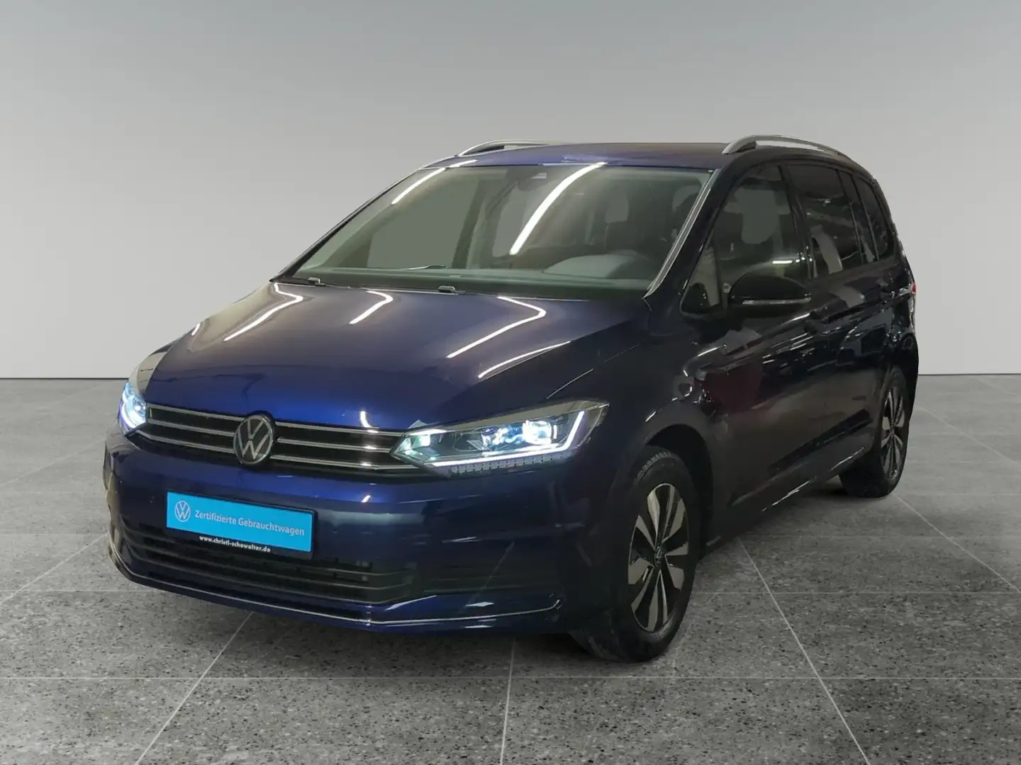 Volkswagen Touran 1.5 TSI DSG GOAL 7-Sitzer AHK LED NAVI Blau - 2