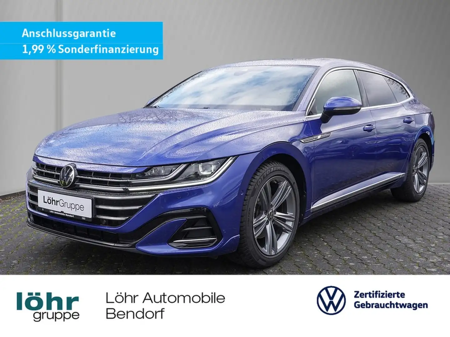 Volkswagen Arteon Shooting Brake 2.0 TDI DSG 4Motion R-Line *Stan... Bleu - 1