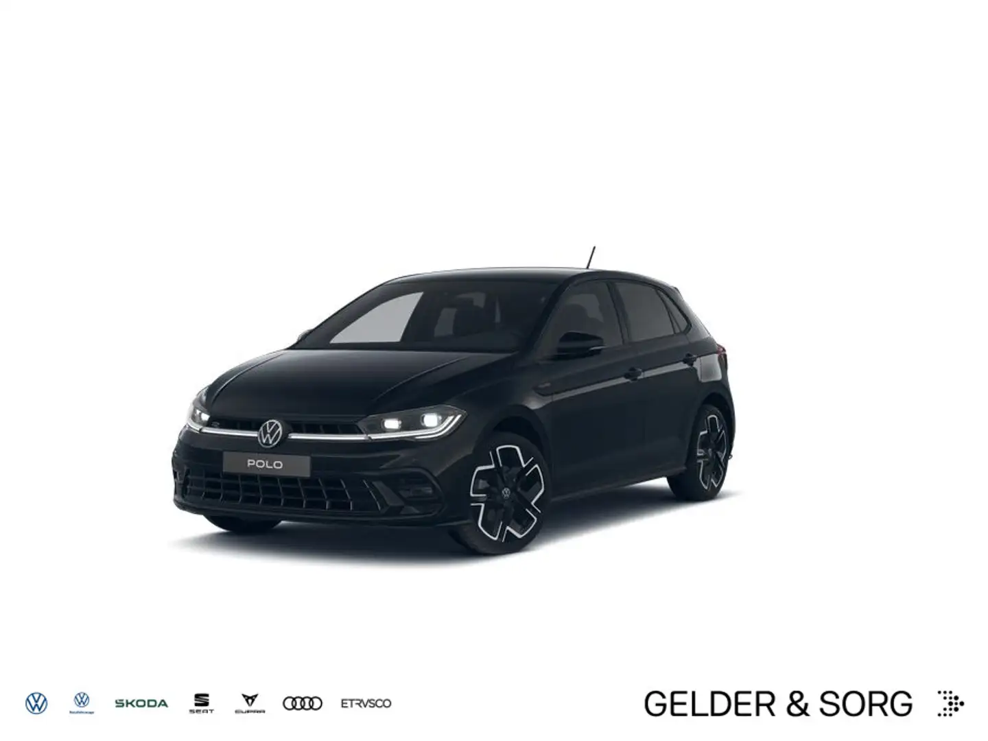 Volkswagen Polo R-Line 1,0 l TSI |RFK|ACC|NAVI|MATRIX| Schwarz - 1
