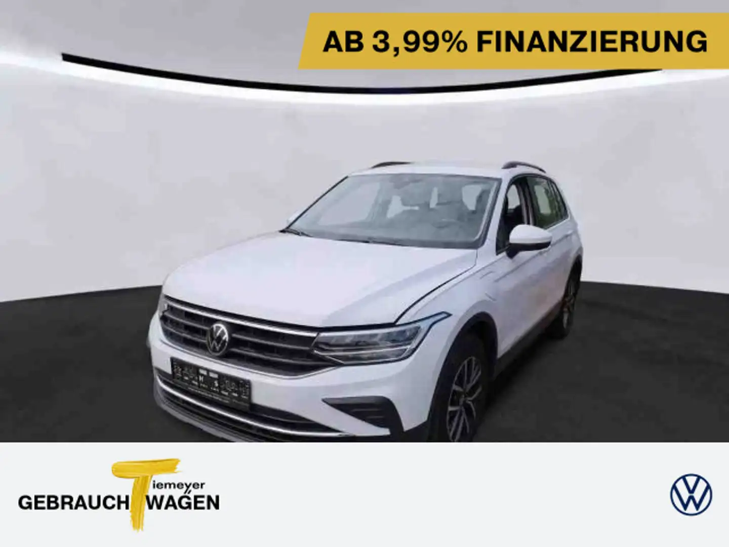 Volkswagen Tiguan 1.4 eHybrid LIFE AHK NAVI eKLAPPE WINTERP Weiß - 1
