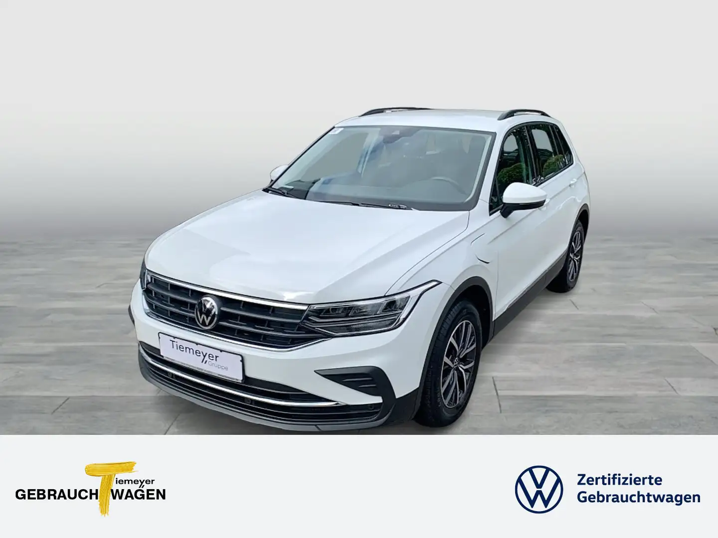 Volkswagen Tiguan eHybrid LIFE AHK NAVI eKLAPPE WINTERPKT A Weiß - 1