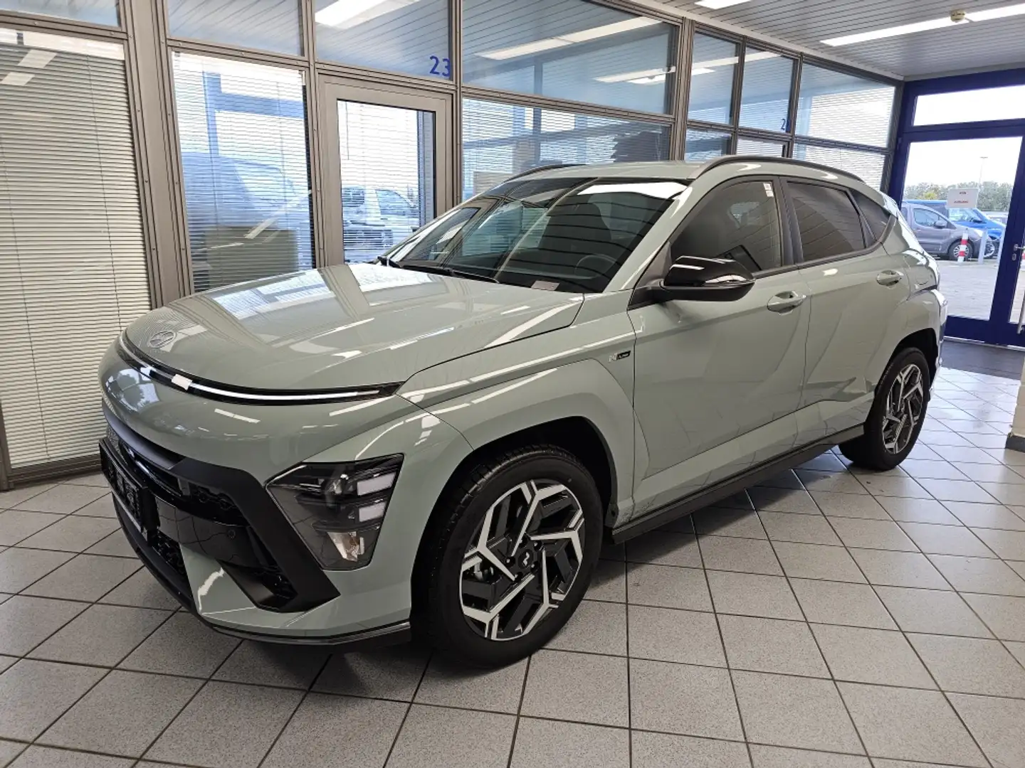 Hyundai KONA N-Line BiLED-Scheinw.,Climatr.,Sitzhzg.Navi Vert - 2