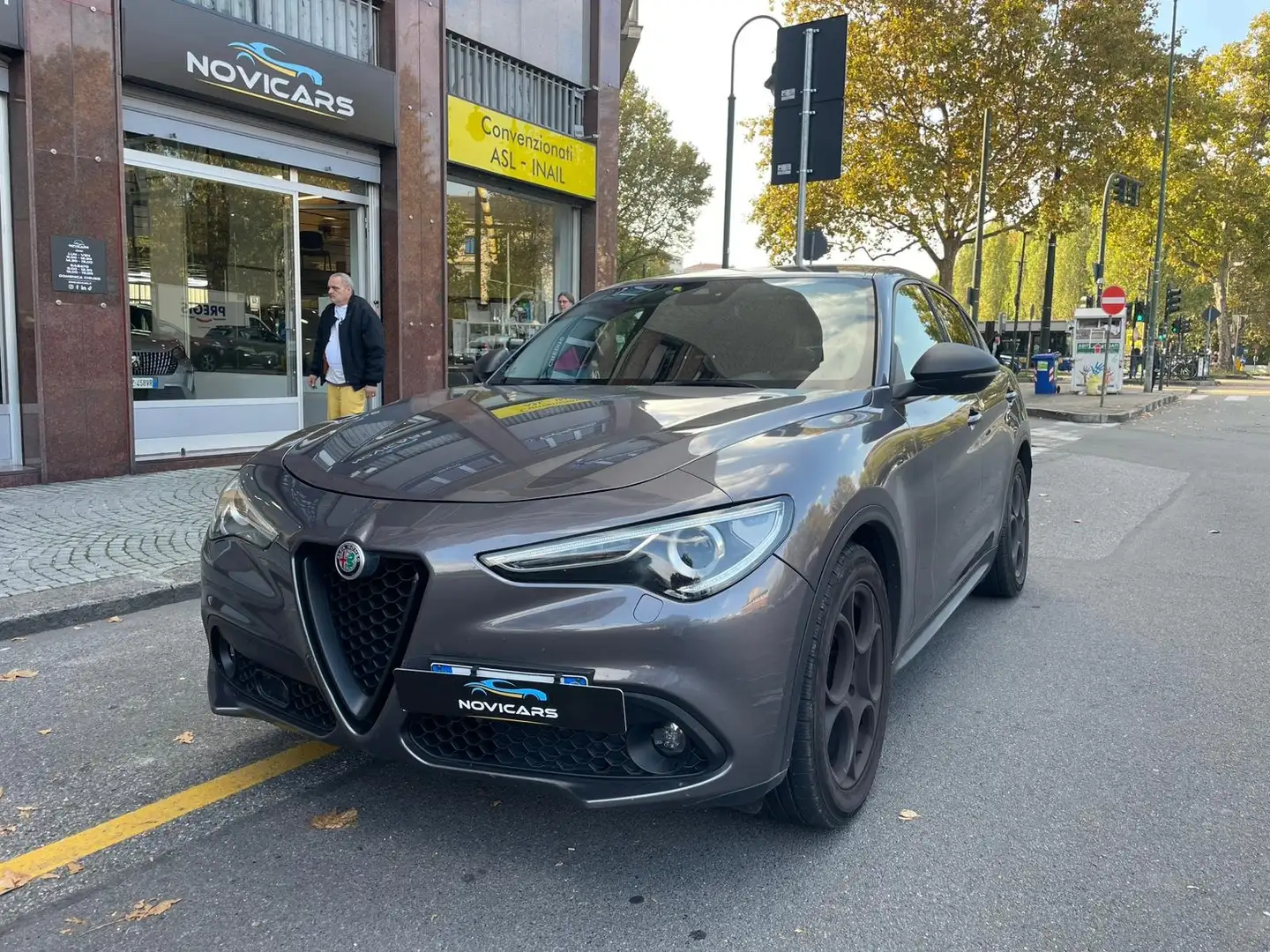 Alfa Romeo Stelvio Stelvio 2017 2.2 t Executive rwd 180cv auto Gris - 1