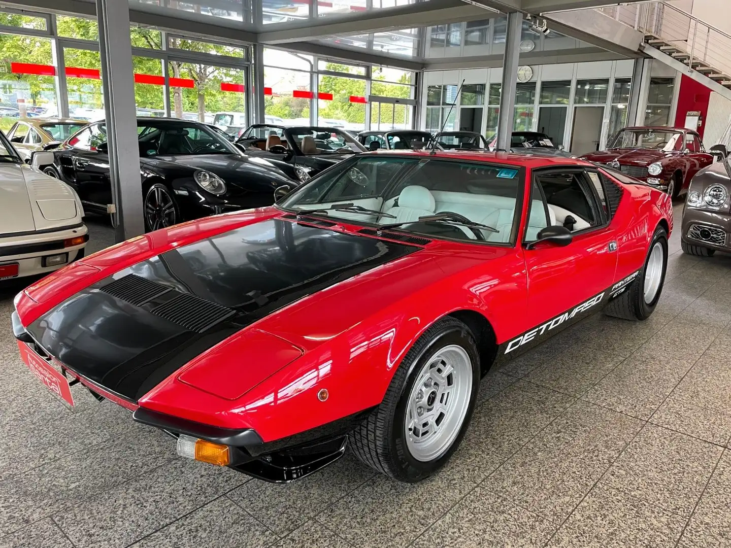 De Tomaso Pantera GTS -dt. Fzg.- 1.Brief- Toporiginal Roşu - 1
