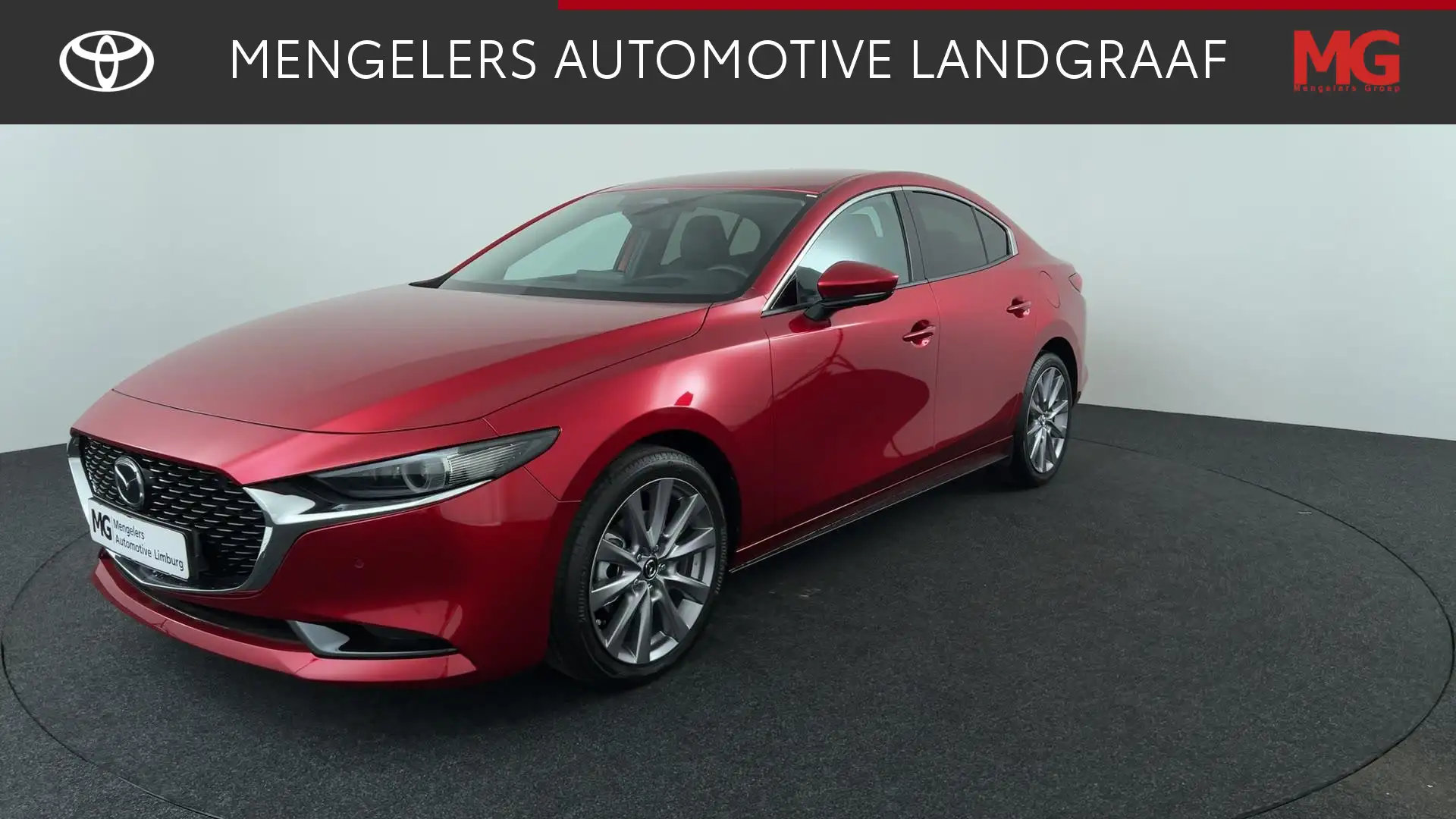 Mazda 3 2.0 e-SkyActiv-G M Hybrid 150 Exclusive-line | 0-K Rood - 1