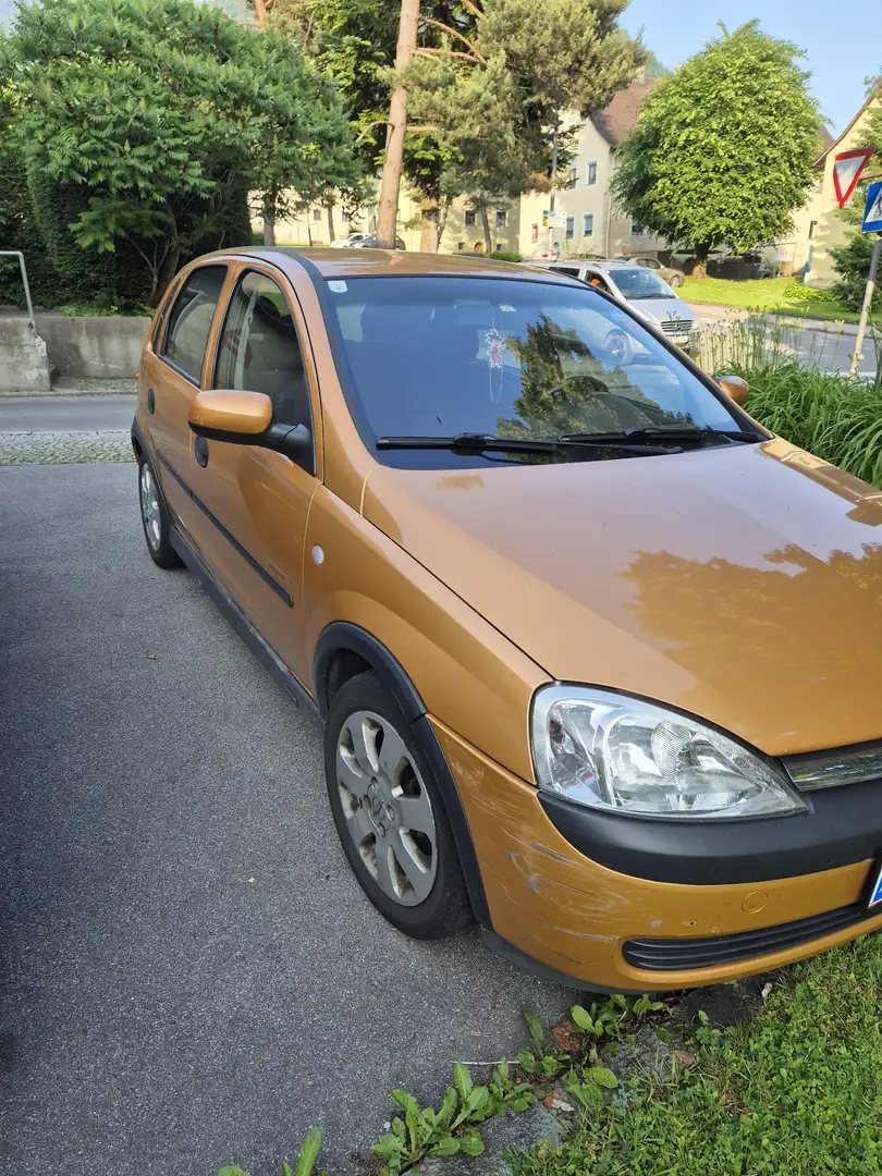 Opel Corsa 1,2 16V TÜV bis April 2026 Orange - 2