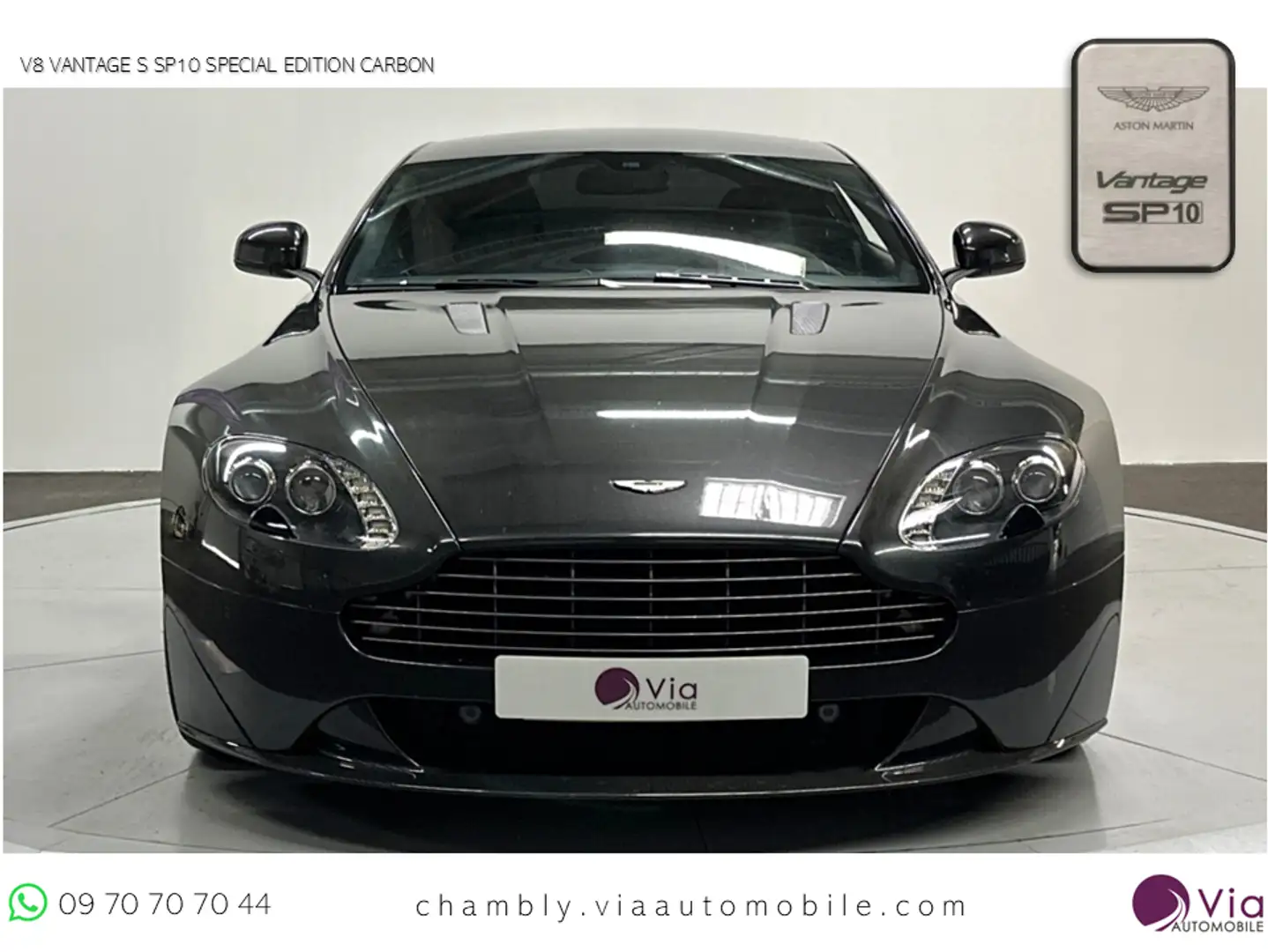 Aston Martin Vantage Vantage S Coupe  V8 Sp10 / Entretien ASTON MARTIN  Gris - 2