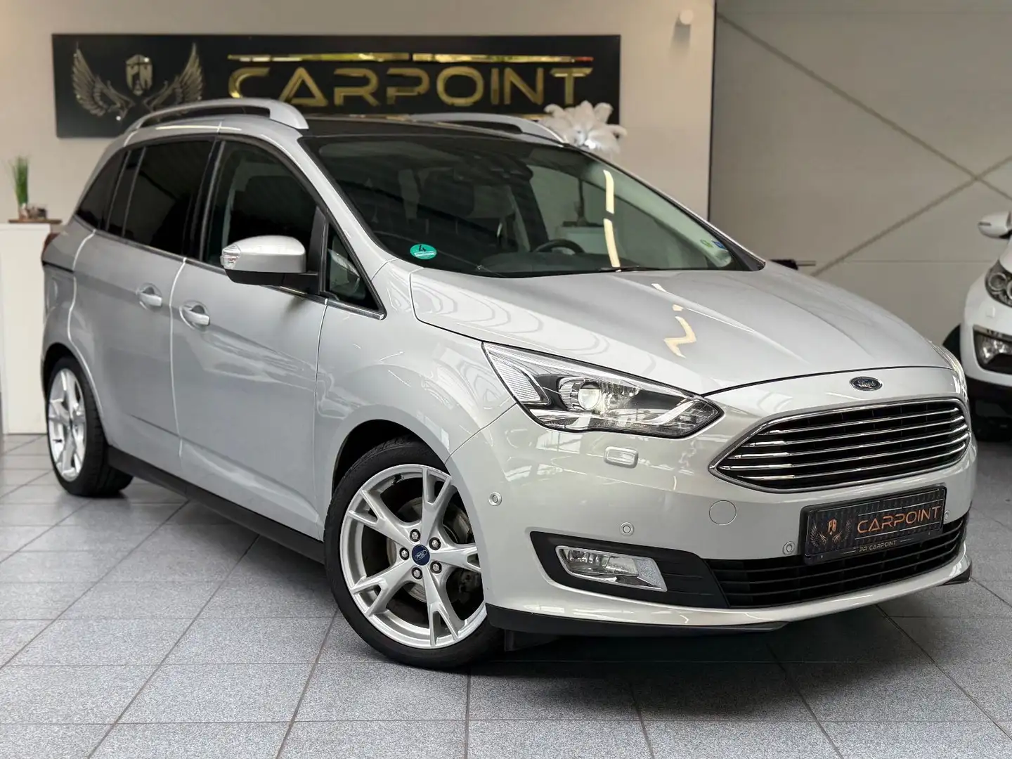 Ford Grand C-Max Titanium/7-Sitzer/Bi-Xenon/Leder/BT Srebrny - 1