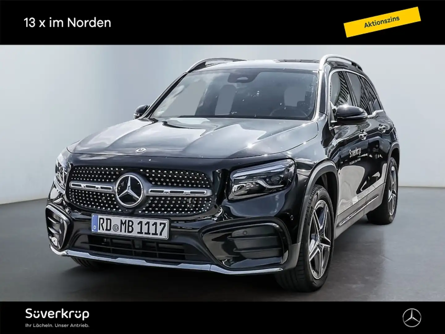 Mercedes-Benz GLB 200 d AMG MULTI DISTR KAMERA SPUR PDC SHZ Schwarz - 1