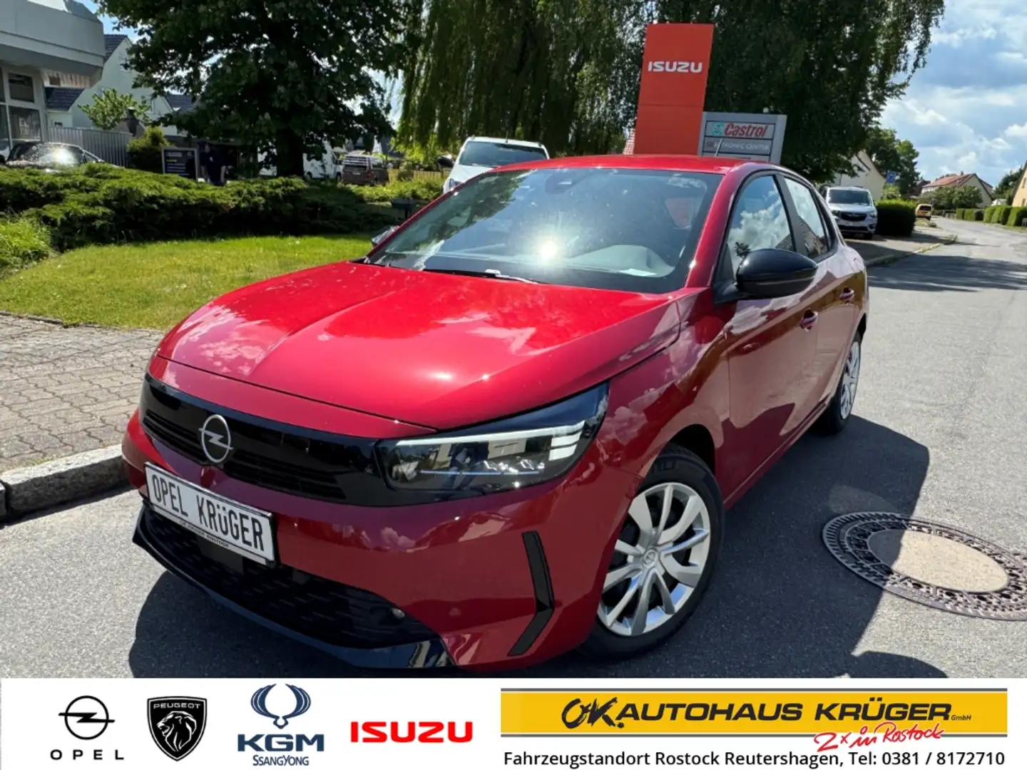 Opel Corsa F 1.2 Turbo mit Tech- und Komfort Paket Rot - 1