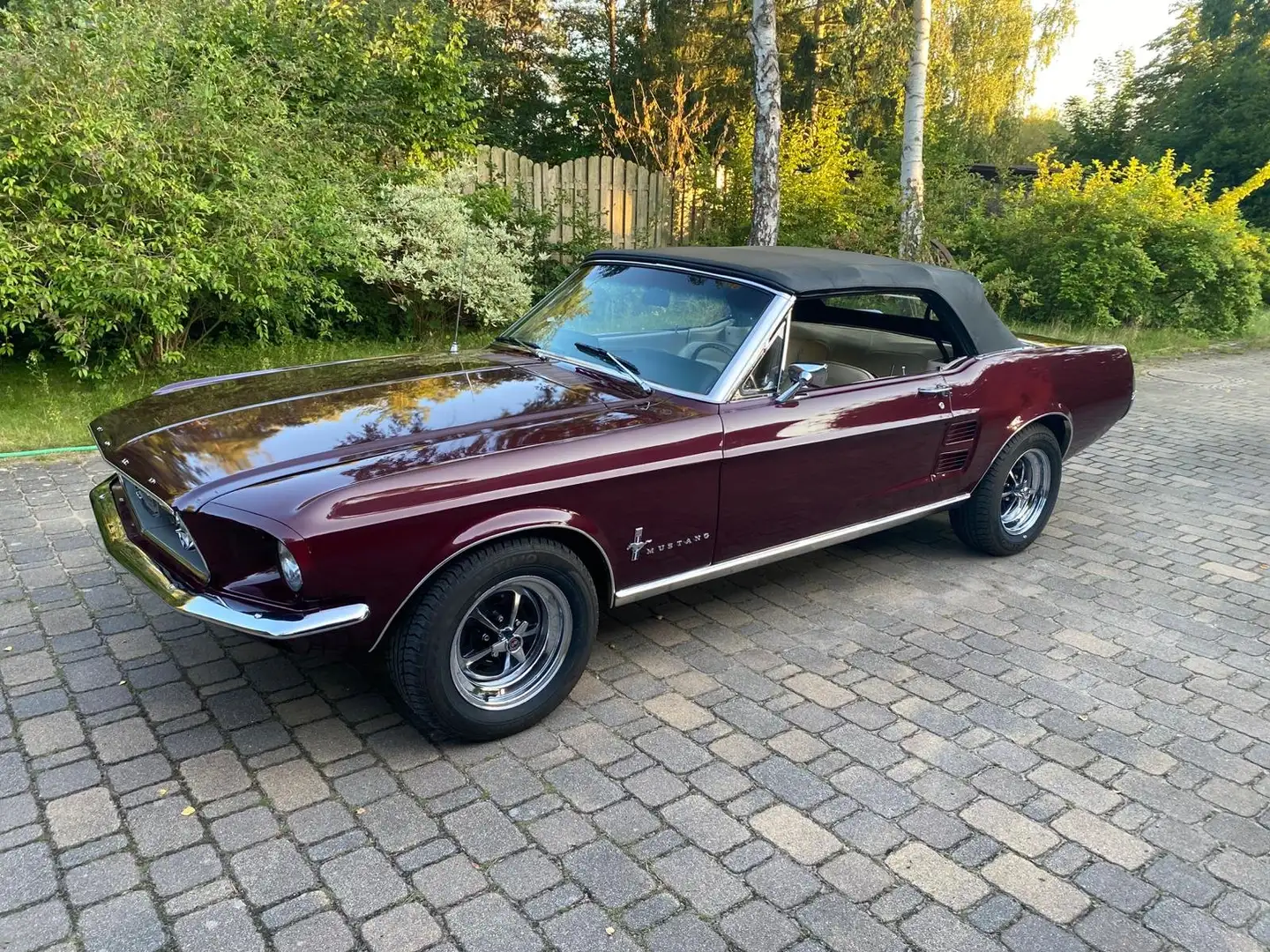 Ford Mustang Cabrio, 390ci V8 Big-Block, S-Code, Rarität! Rot - 1