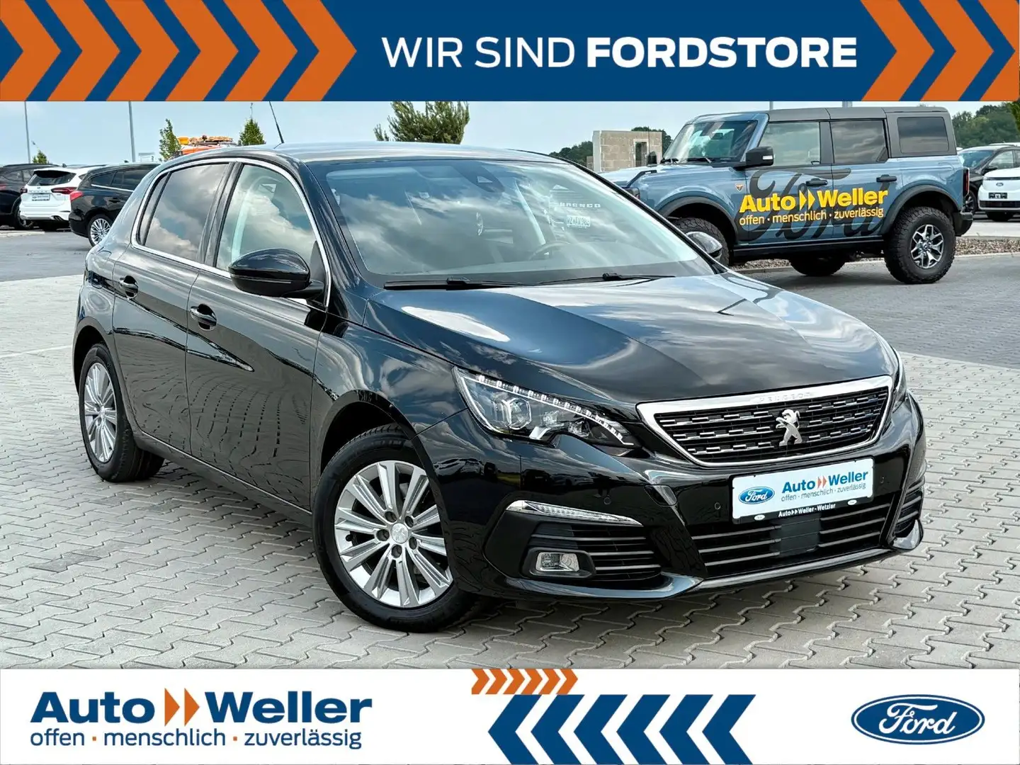 Peugeot 308 Allure Pack 1.5 BlueHDi Automatik LED ACC Schwarz - 1