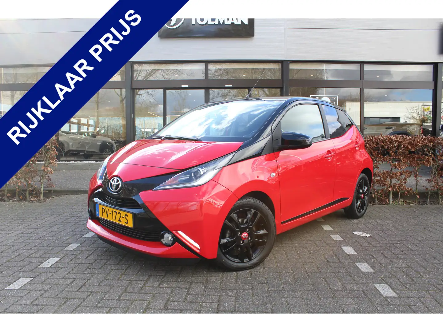 Toyota Aygo 1.0 VVT-i X-cite Bi-tone | Rijklaar | Airco | Came Rood - 1
