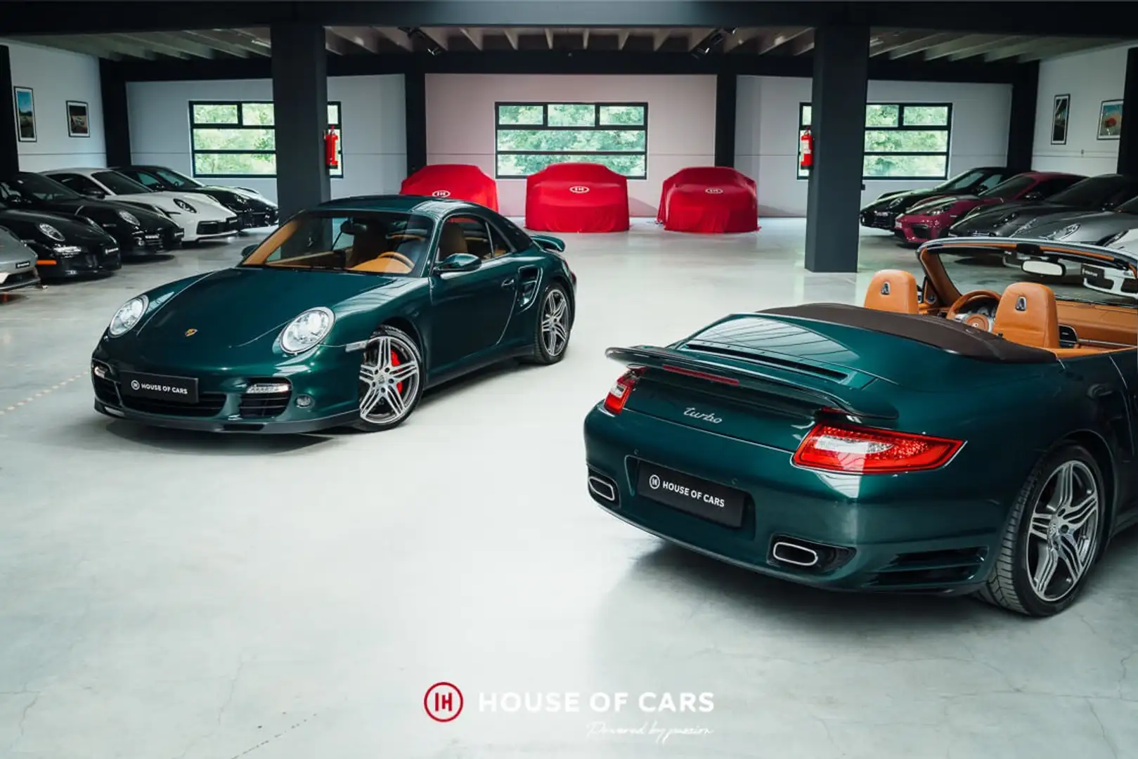 Porsche 997 .1 TURBO CABRIOLET TIPTRONIC PTS  1 OF 1.209EX* Zöld - 1