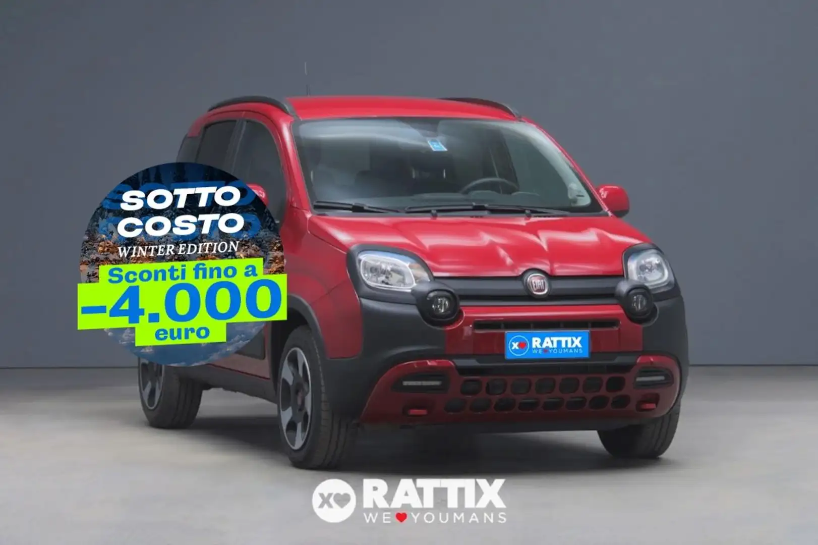 Fiat Panda 1.0 Firefly Hybrid 70CV Cross 5p.ti Rouge - 1
