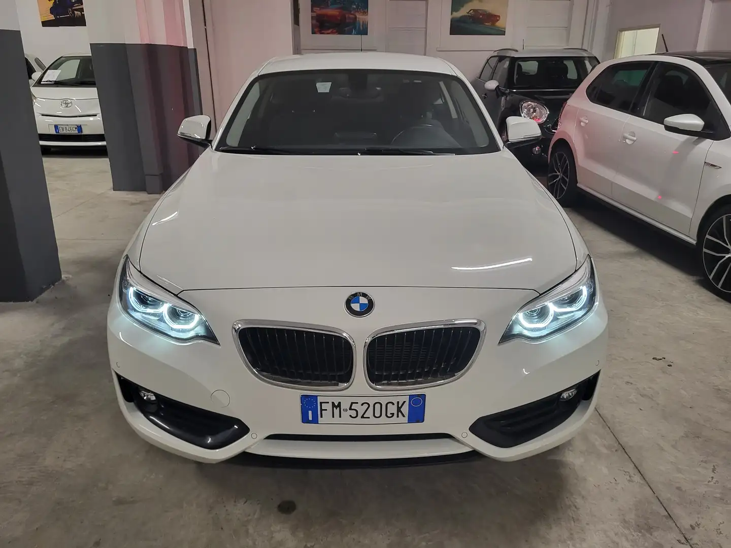 BMW 218 218d Coupe Advantage 150cv PREZZO REALE!! Bianco - 2