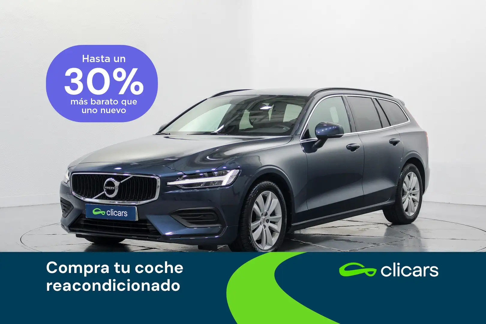Volvo V60 B4 Momentum Aut. Bleu - 1