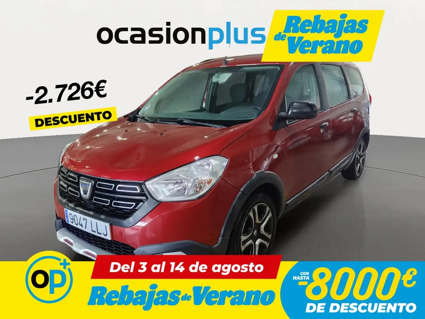 Dacia Lodgy 1.5Blue dCi Stepway Comfort 5pl. 85kW Rojo - 1