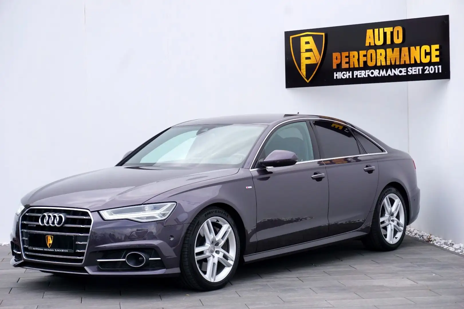 Audi A6 3.0 TDI QUA3xS-Line~HUD~AHK~ACC~LED~4xSHZ~KAM Grijs - 1