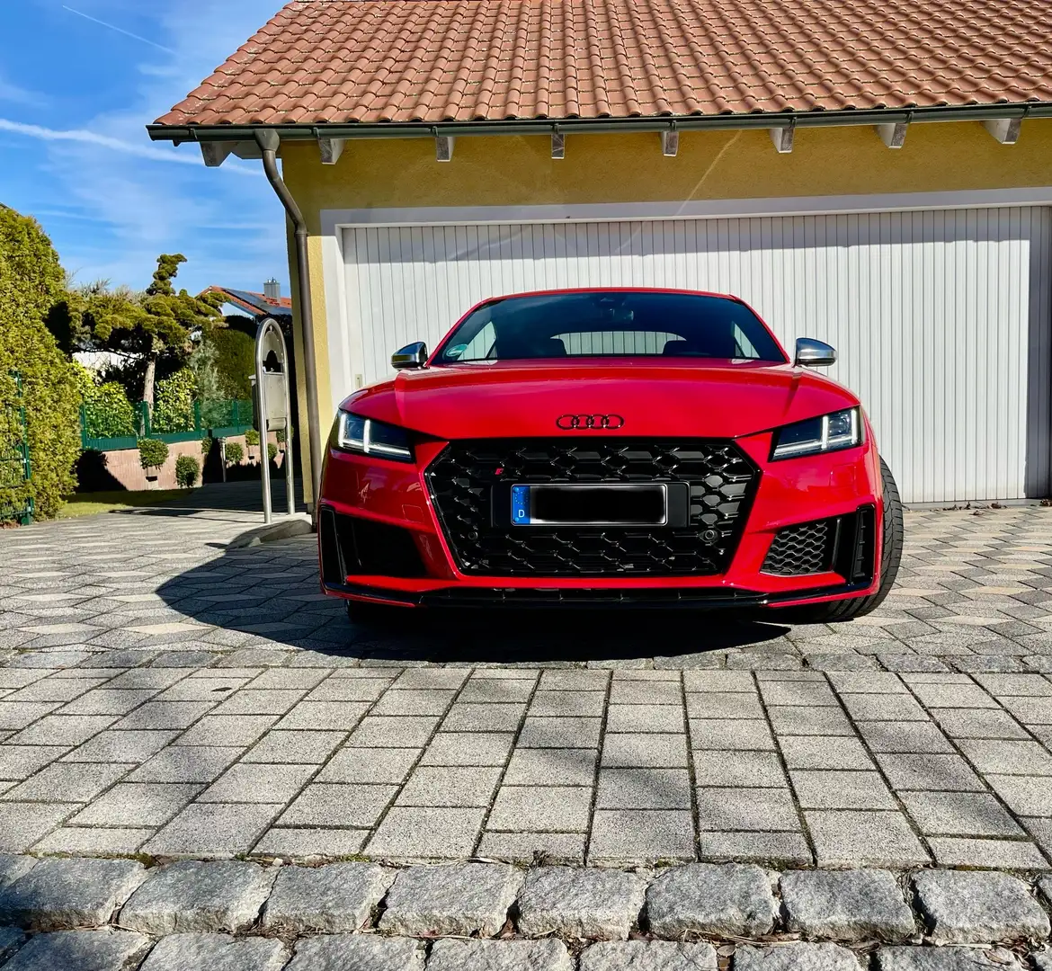 Audi TTS Coupe S tronic 20“ LED Garantie Voll A.  Top 1A Rot - 2