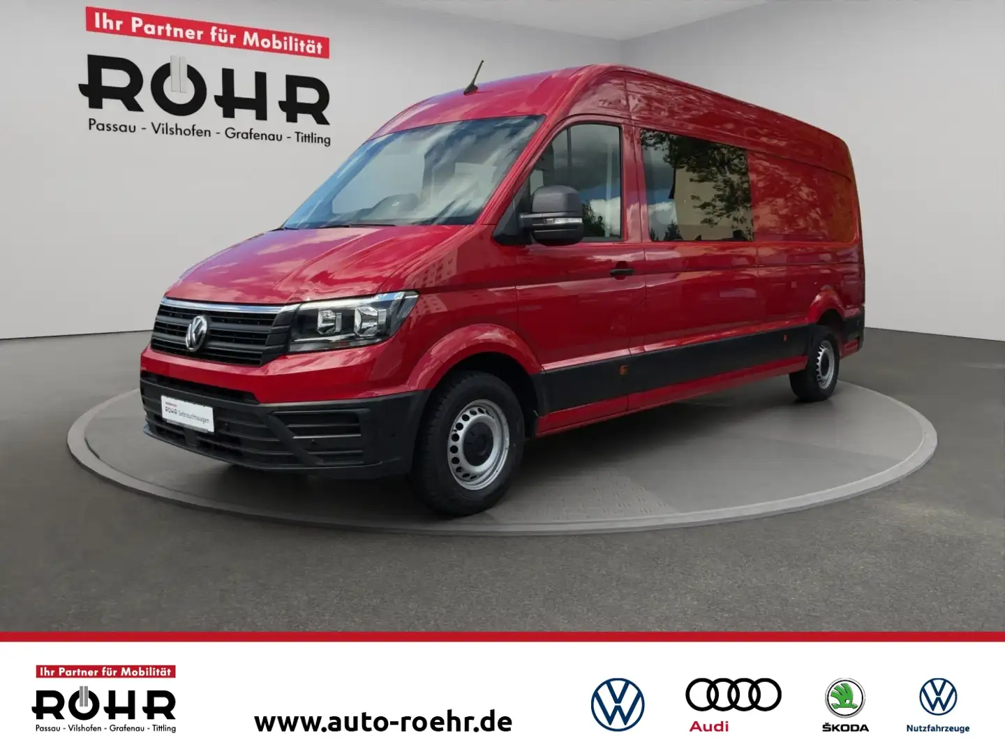 Volkswagen Crafter LR Hochdach (AHK.Navi.ACC.6Sitze) 2.0 TDI Rot - 1