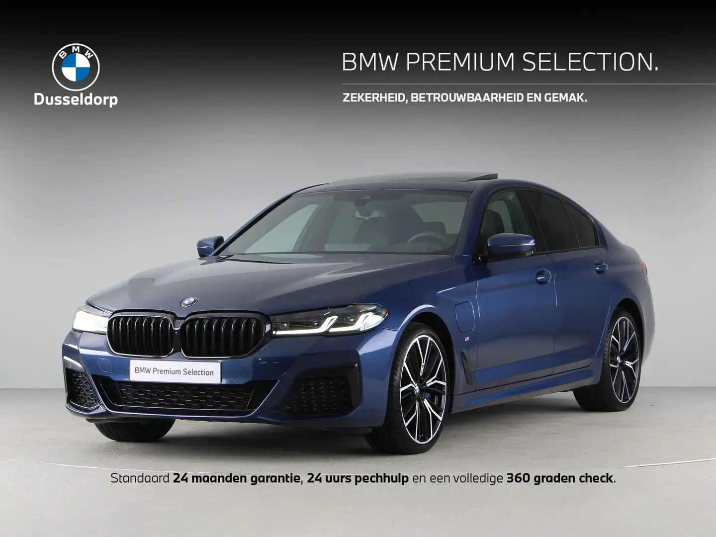 BMW 545 5 Serie 545e xDrive High Executive M-Sport Blau - 1